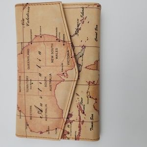 Vintage Map Print Wallet